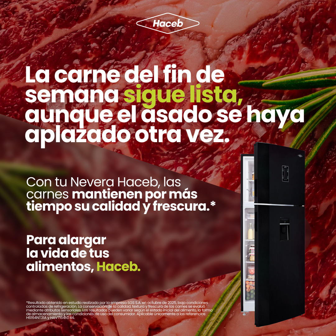 Haceb Facebook ad: Conserva tus alimentos con Haceb