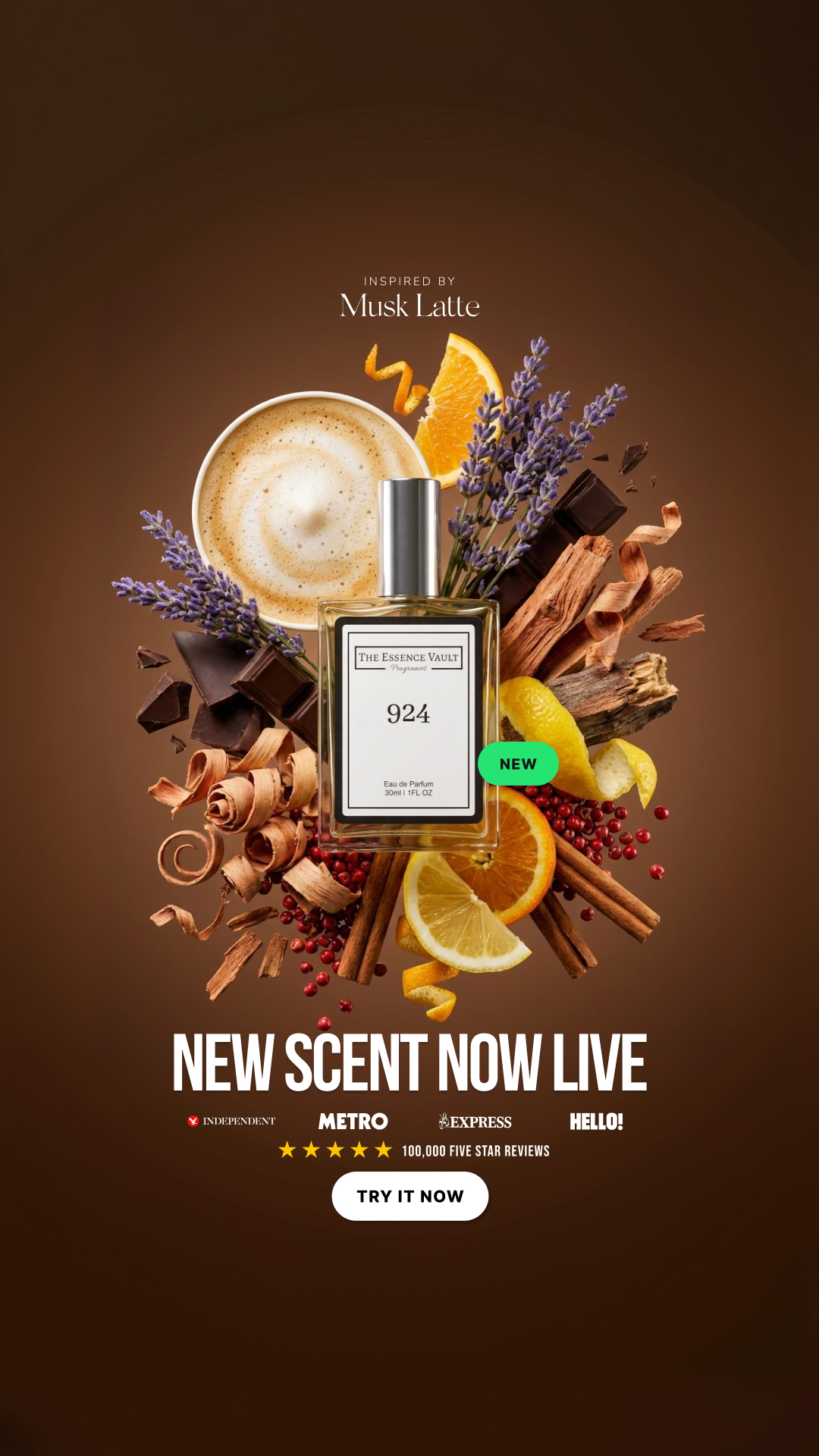 The Essence Vault Facebook ad