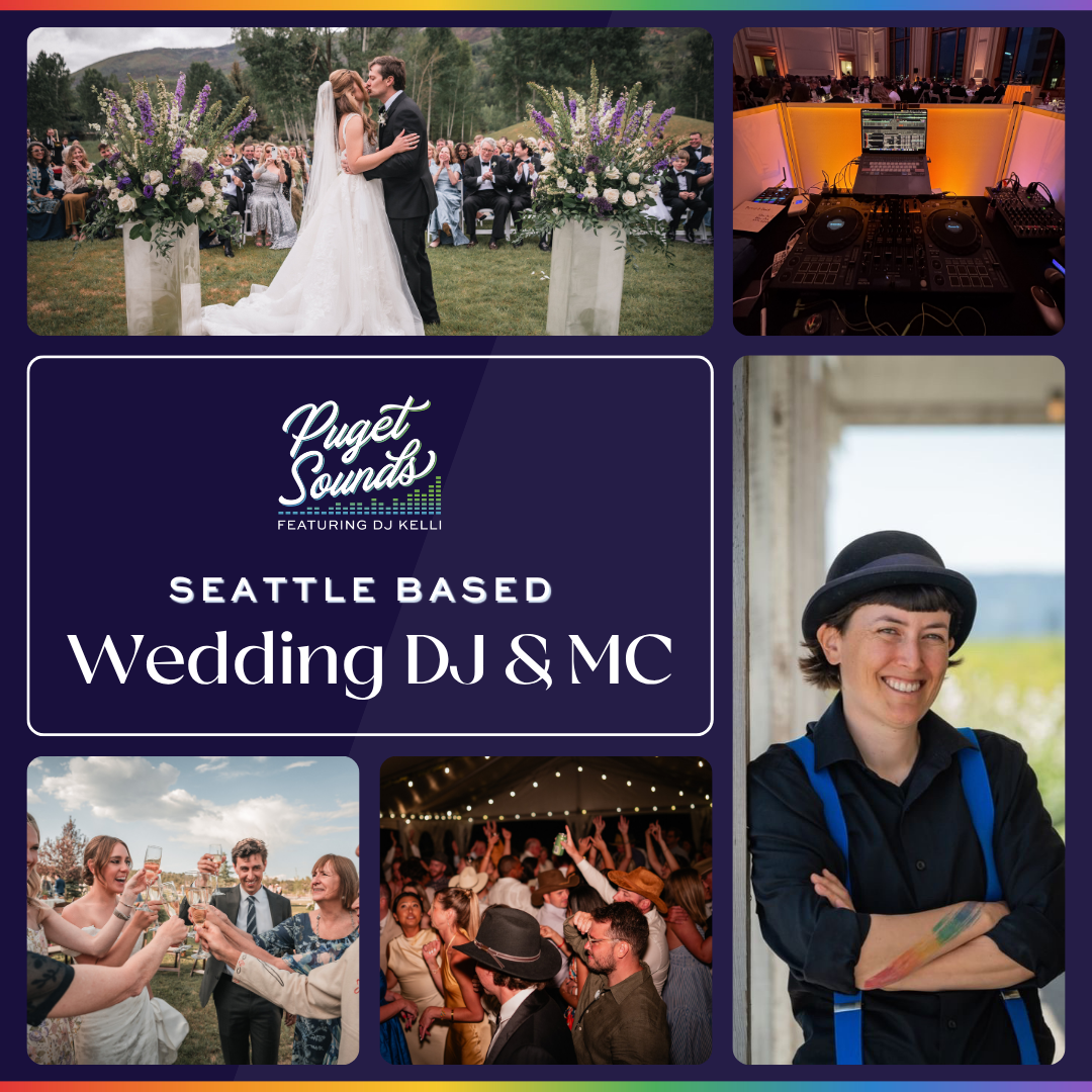 Puget Sounds Event DJ Services Facebook ad: Seattle's Premier Wedding DJ