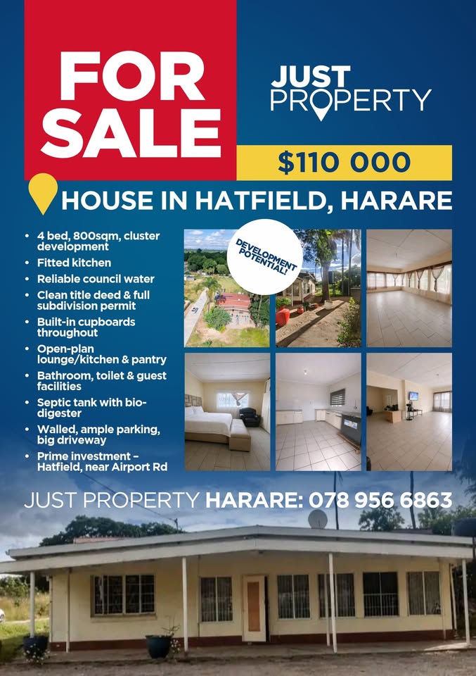 Just Property Harare Facebook ad