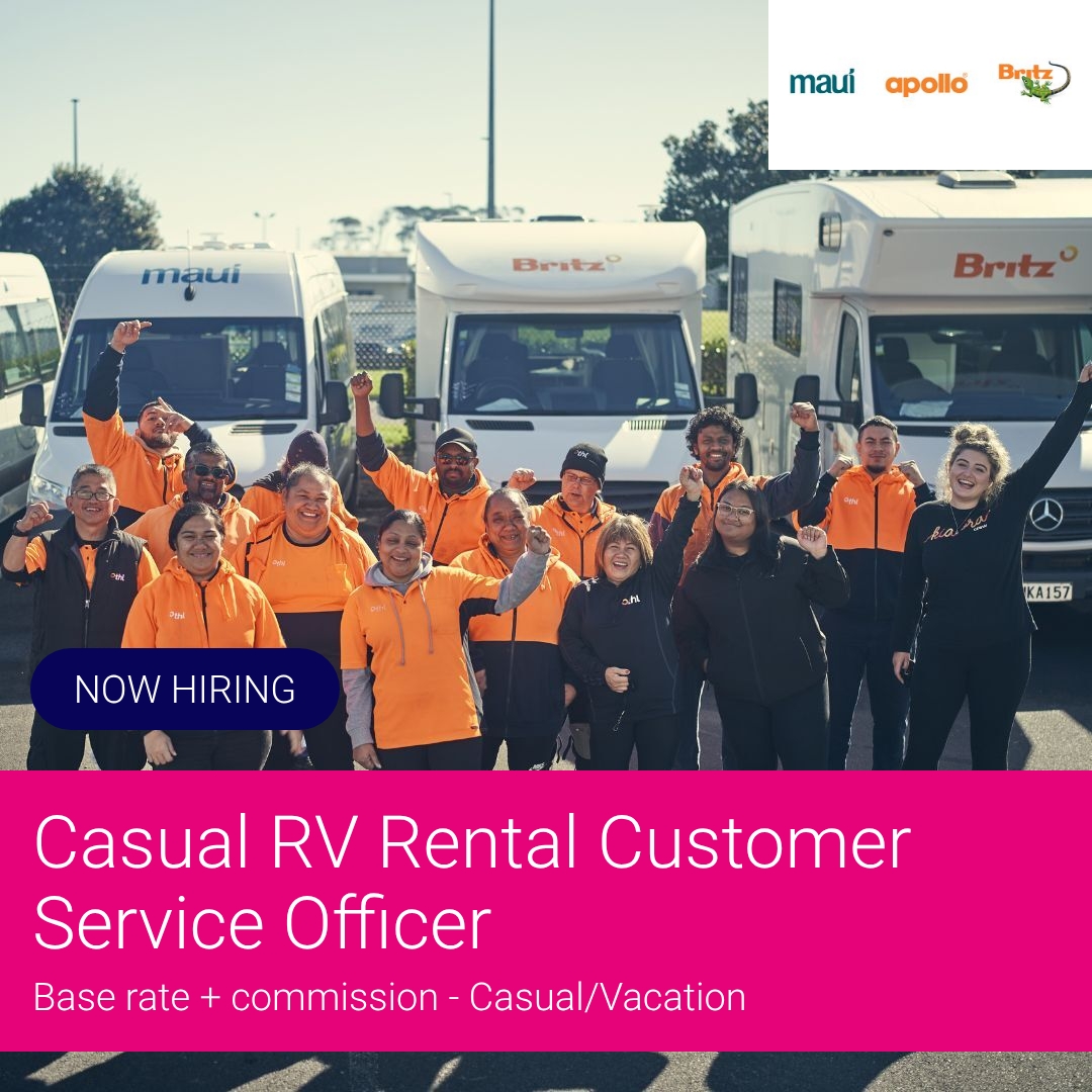 SEEK Facebook ad: Casual RV Rental Customer Service Officer