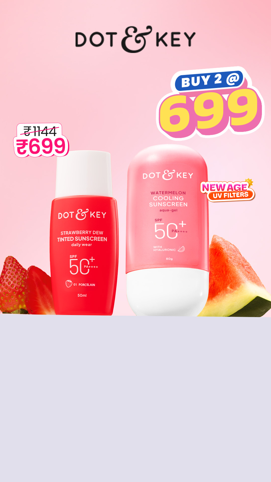 Dot & Key Facebook ad