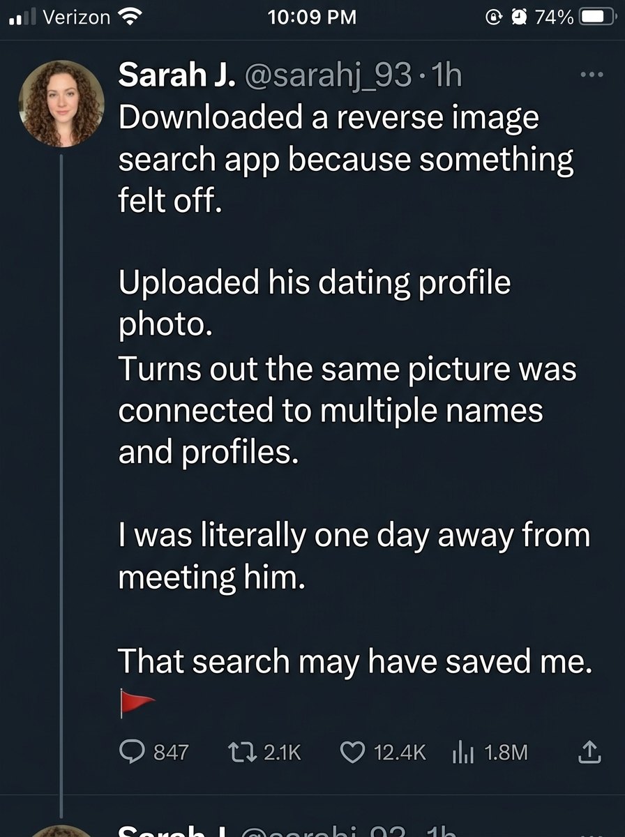 SocialCatfish.com Facebook ad: Search And Verify Identities