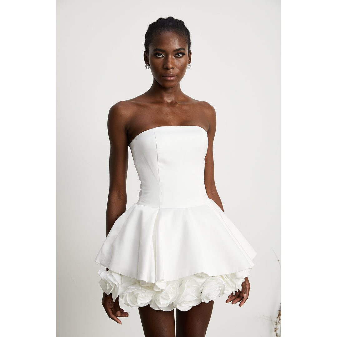 Miss Rosier Lux Facebook ad: The kind of dress that turns silence into…
