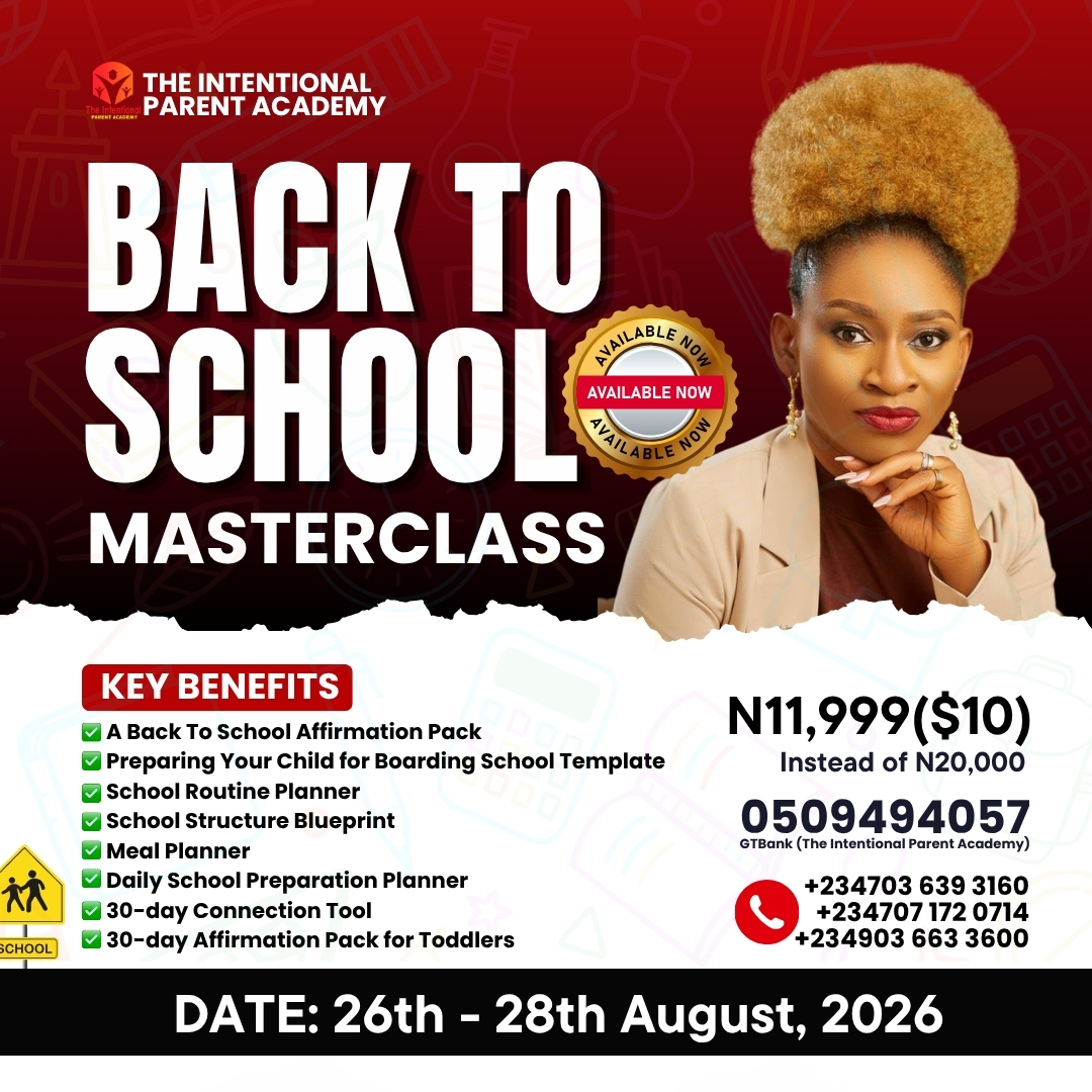 The Intentional Parent Academy Facebook ad from Aug 10, 2026