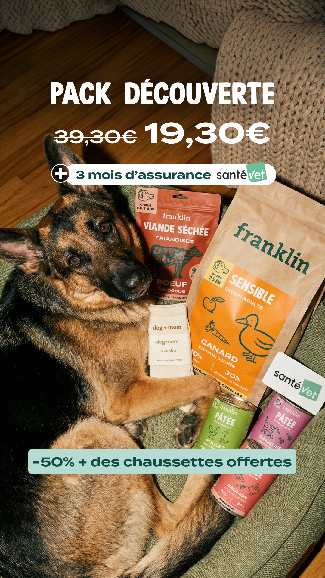 Franklin Pet Food Facebook ad