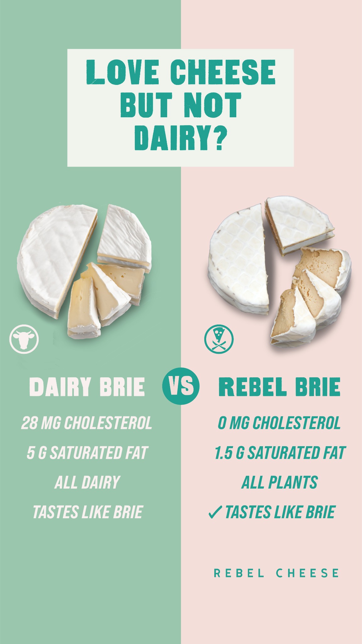 Rebel Cheese Facebook ad