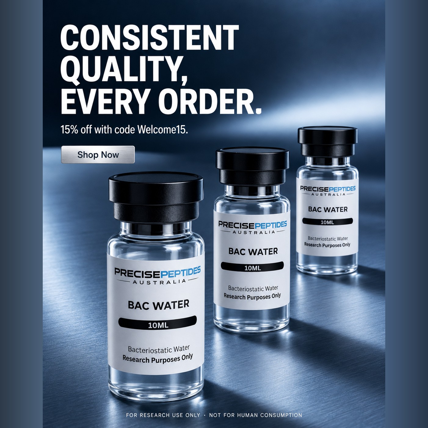 Precise Peptides Australia Facebook ad: Explore Our Research Range