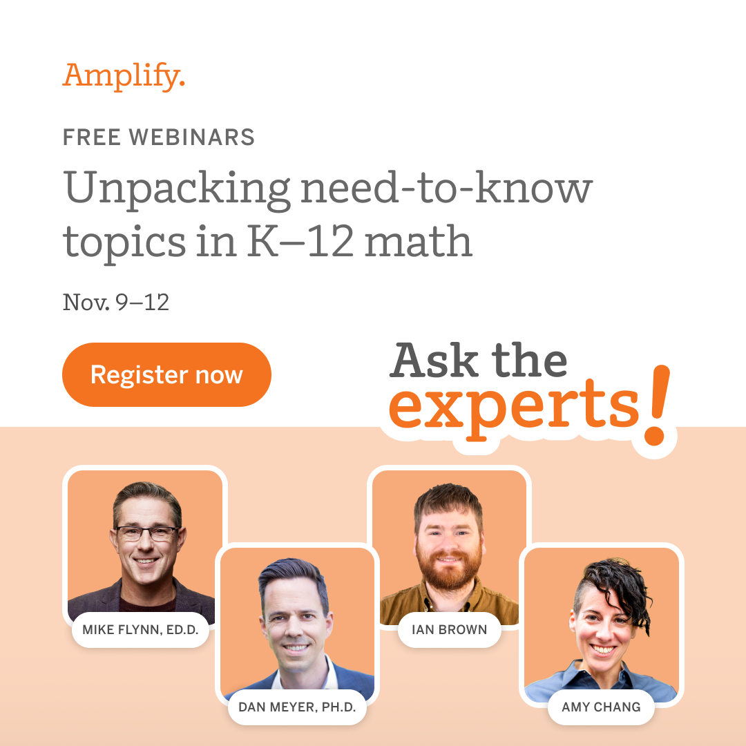 Amplify Education Facebook ad: Recording + certificate