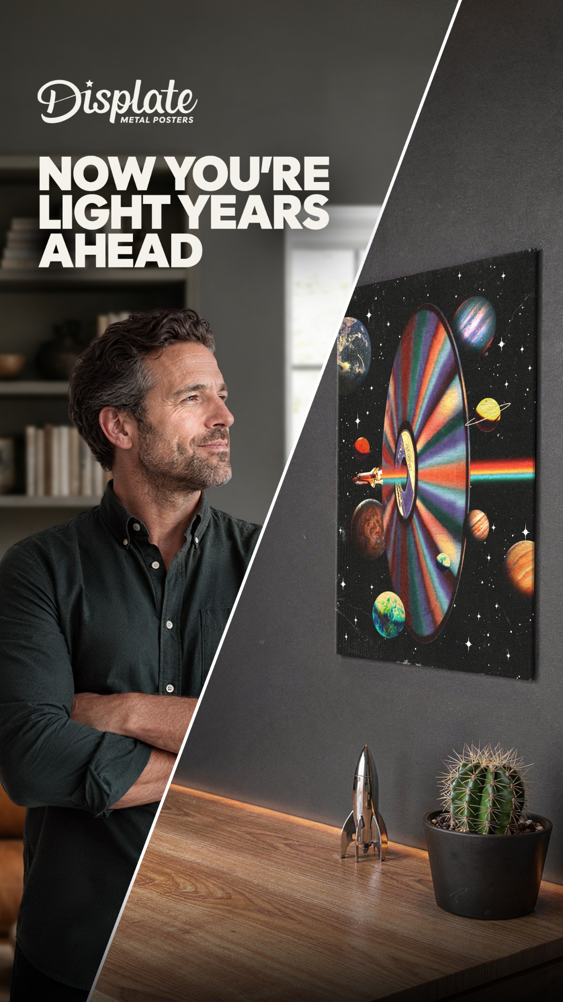 Displate Facebook ad