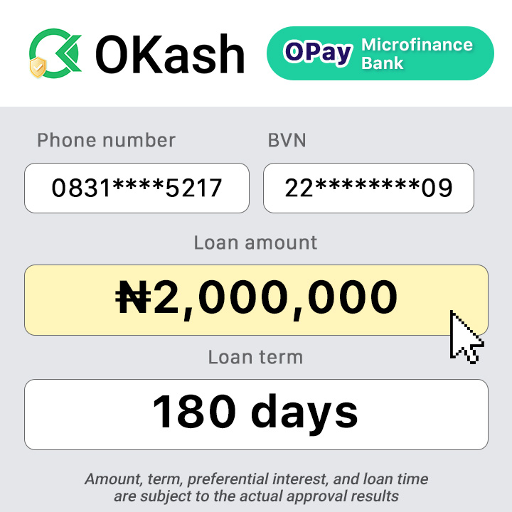 OKash Facebook ad