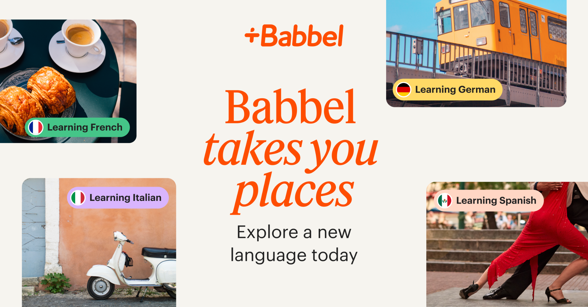Babbel Facebook ad