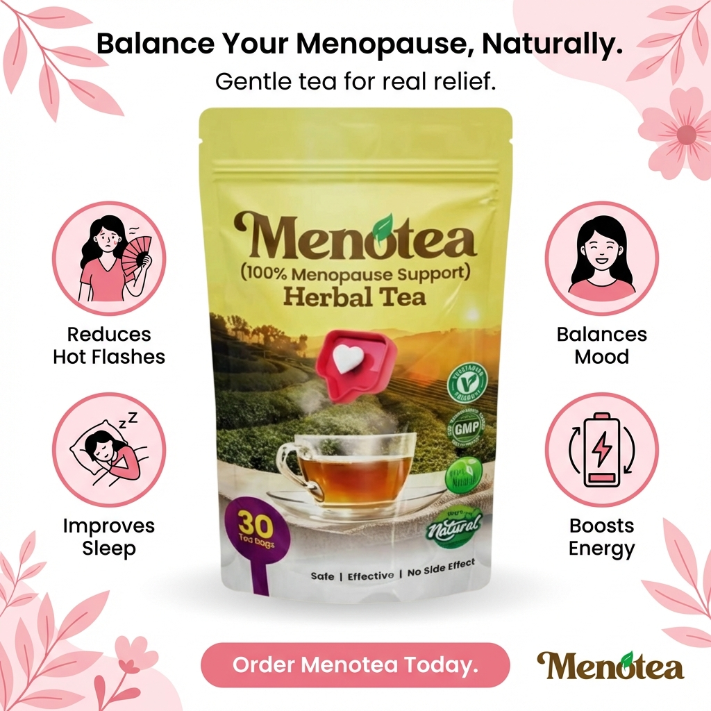 Menotea Menopause Relief Facebook ad