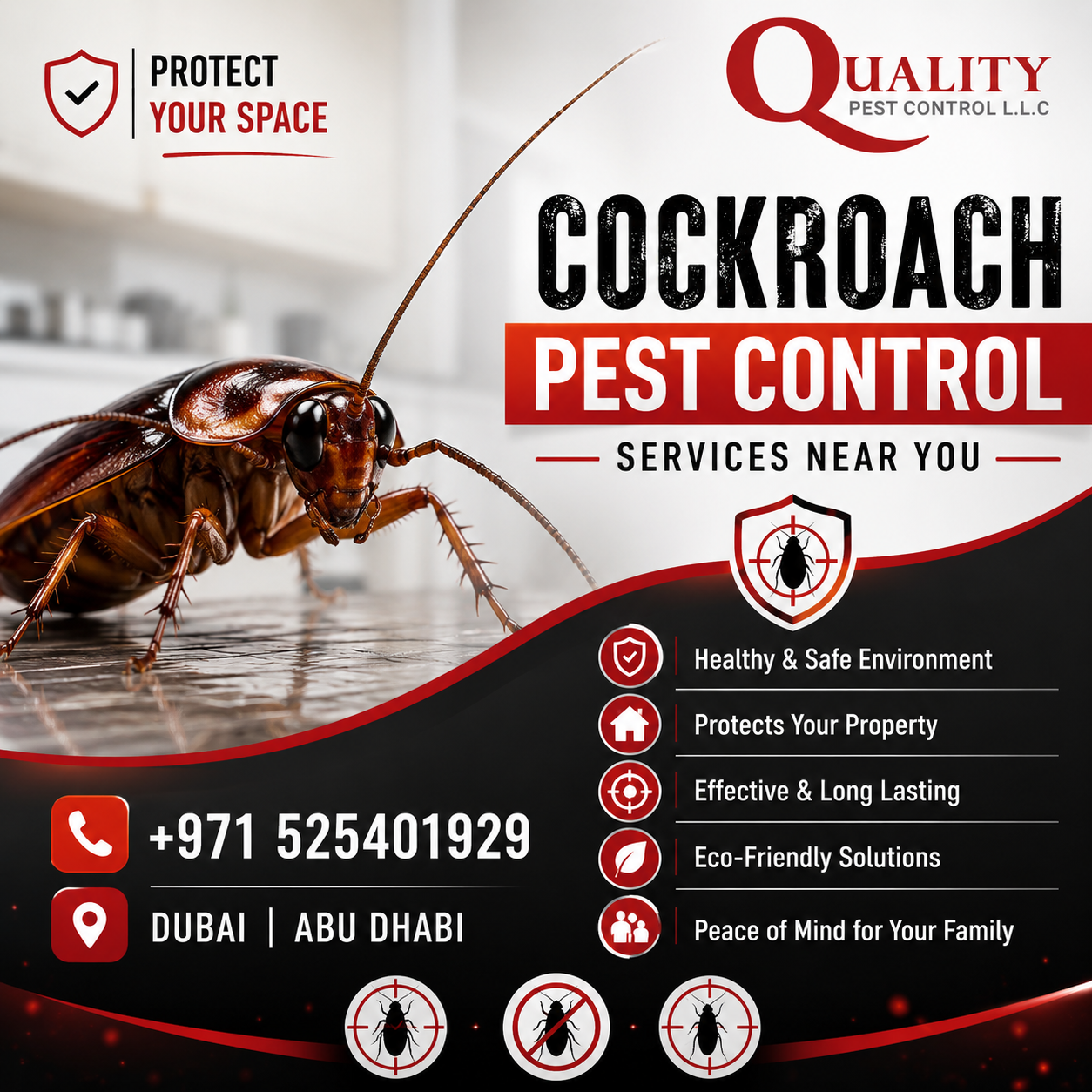 Quality Pest Control-UAE Facebook ad