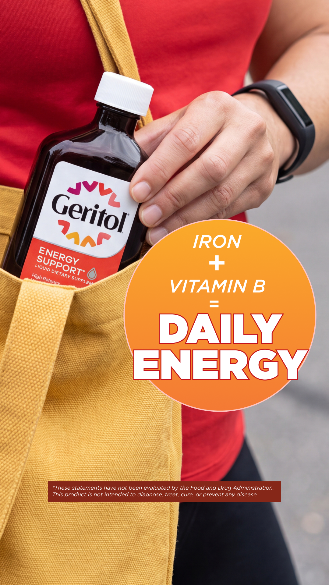 Geritol Facebook ad: Trusted Brand for Over 70 Years
