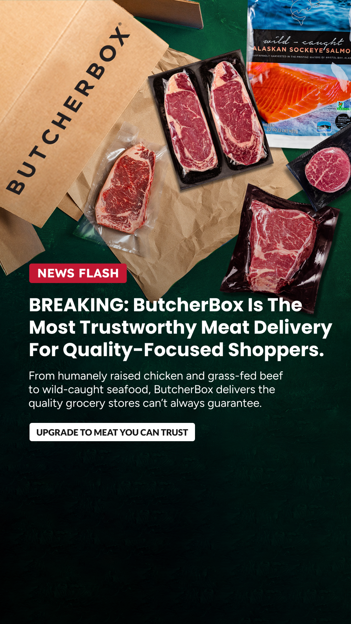 ButcherBox Facebook ad
