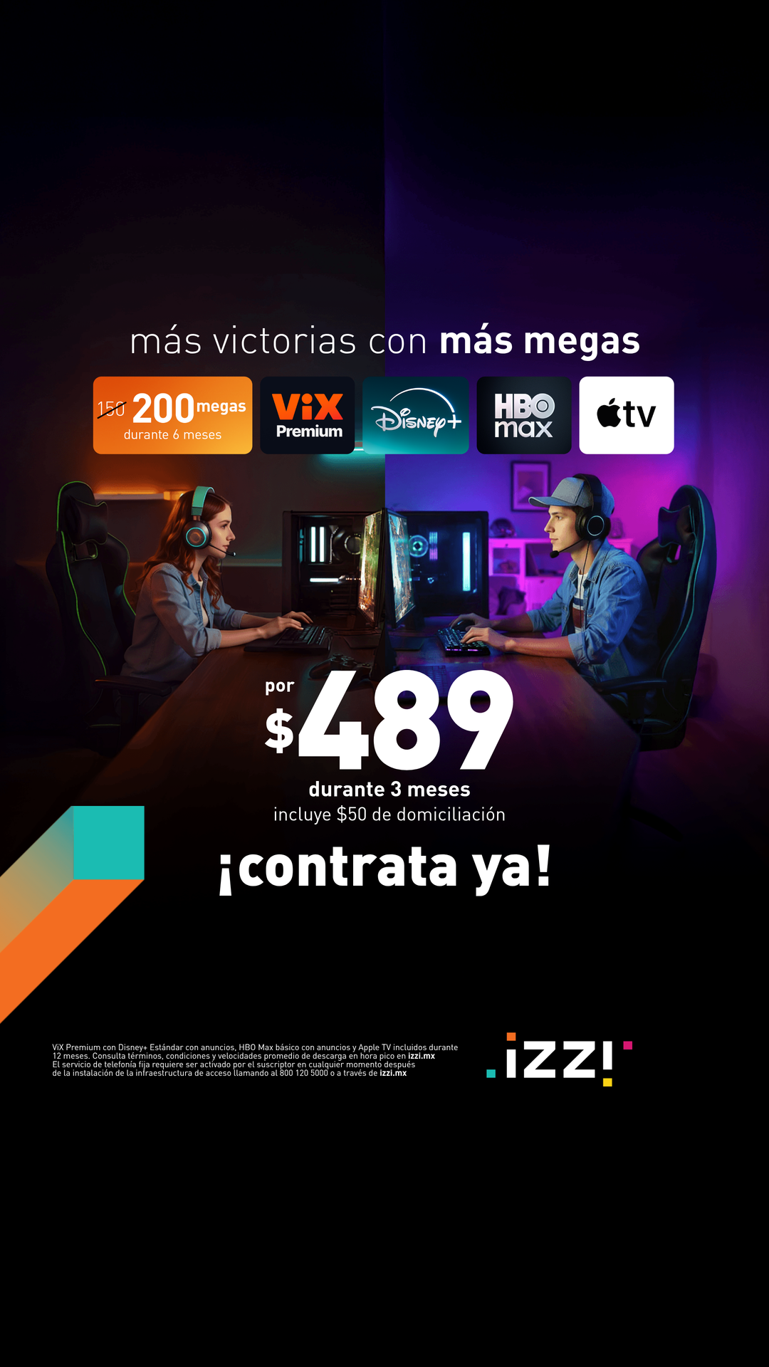 izzi telecom Facebook ad
