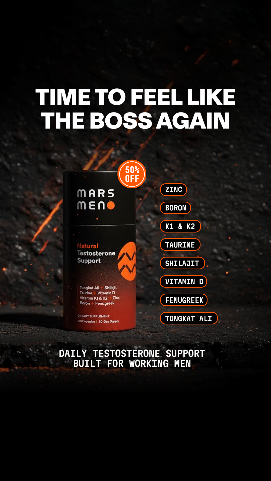 Mars Men Facebook ad