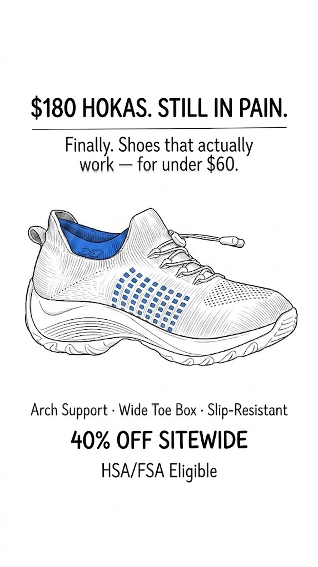 ComfortOrtho Shoes Facebook ad