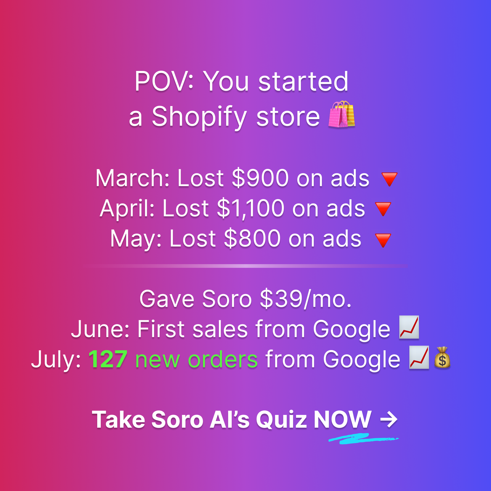 Soro SEO Facebook ad