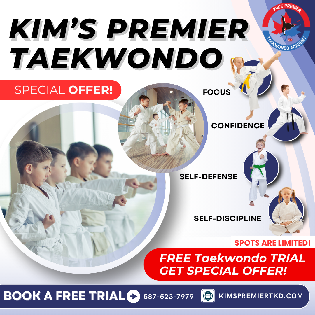 Kim's Premier Taekwondo Academy Facebook ad: Special Promotion - KPTE