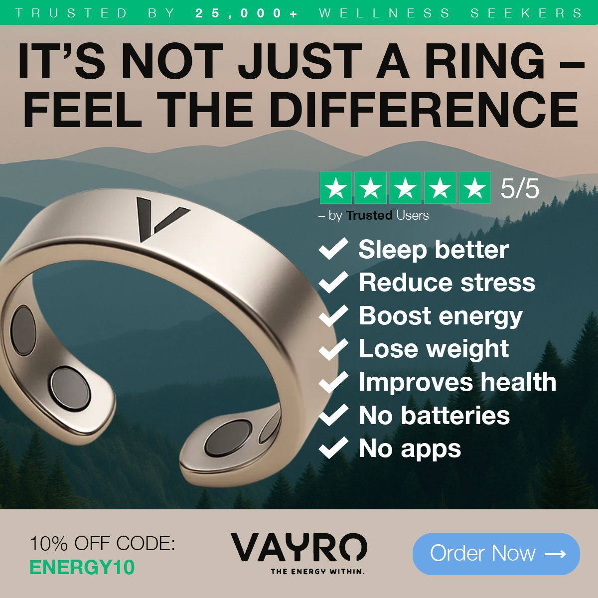 Vayro Facebook ad
