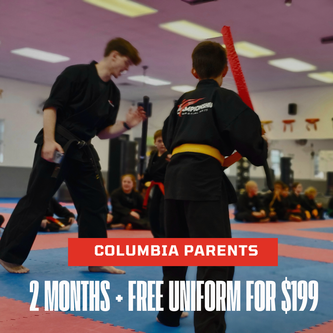 Championship Martial Arts Columbia Facebook ad