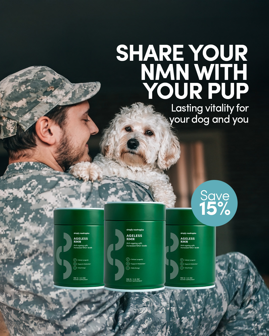 Simply Nootropics Facebook ad