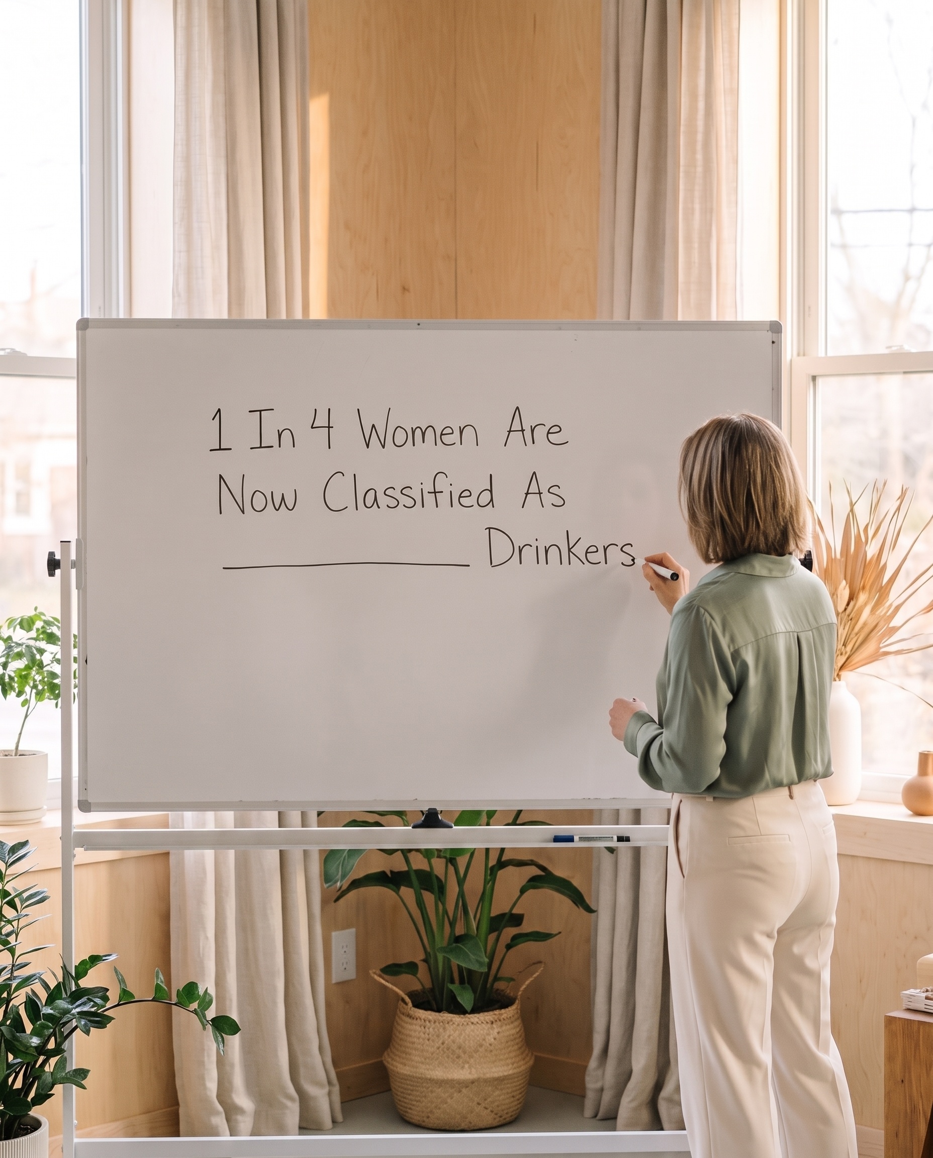 Mindful Drinking Community Facebook ad: 82% less alcohol in 30 days
