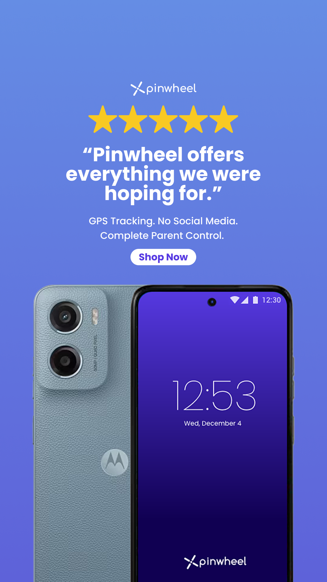 Pinwheel.com Facebook ad