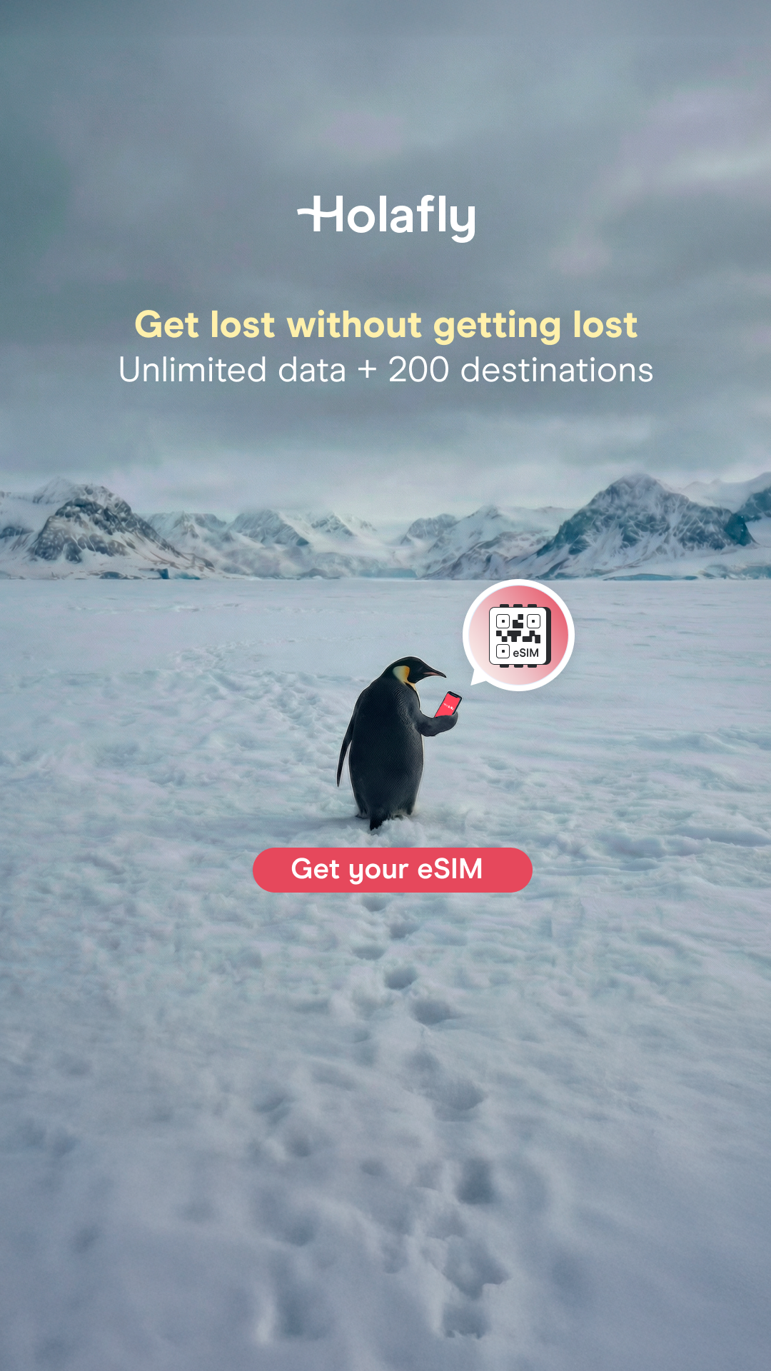 Holafly - English Facebook ad