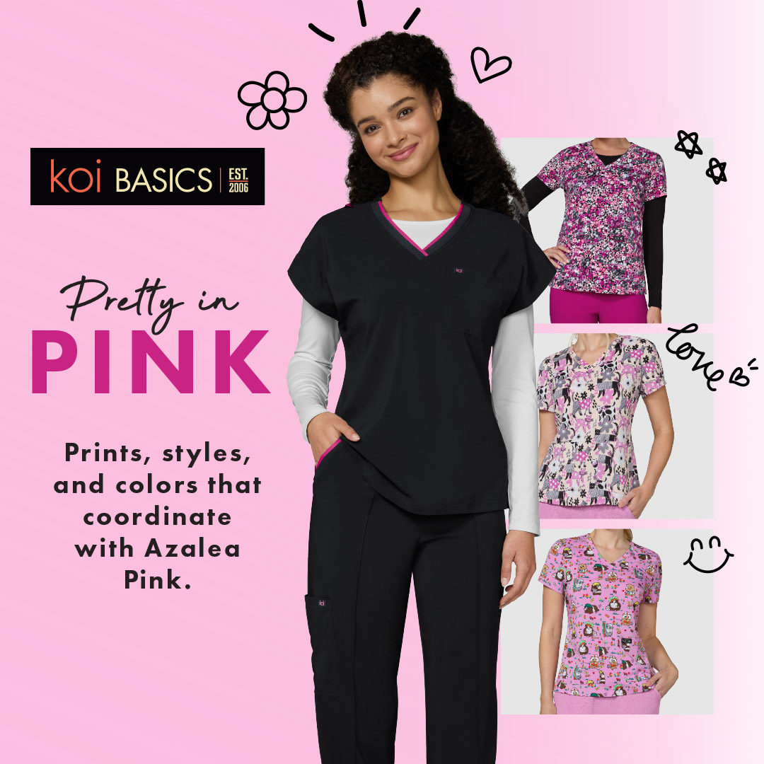 koi Designer Scrubs Facebook ad
