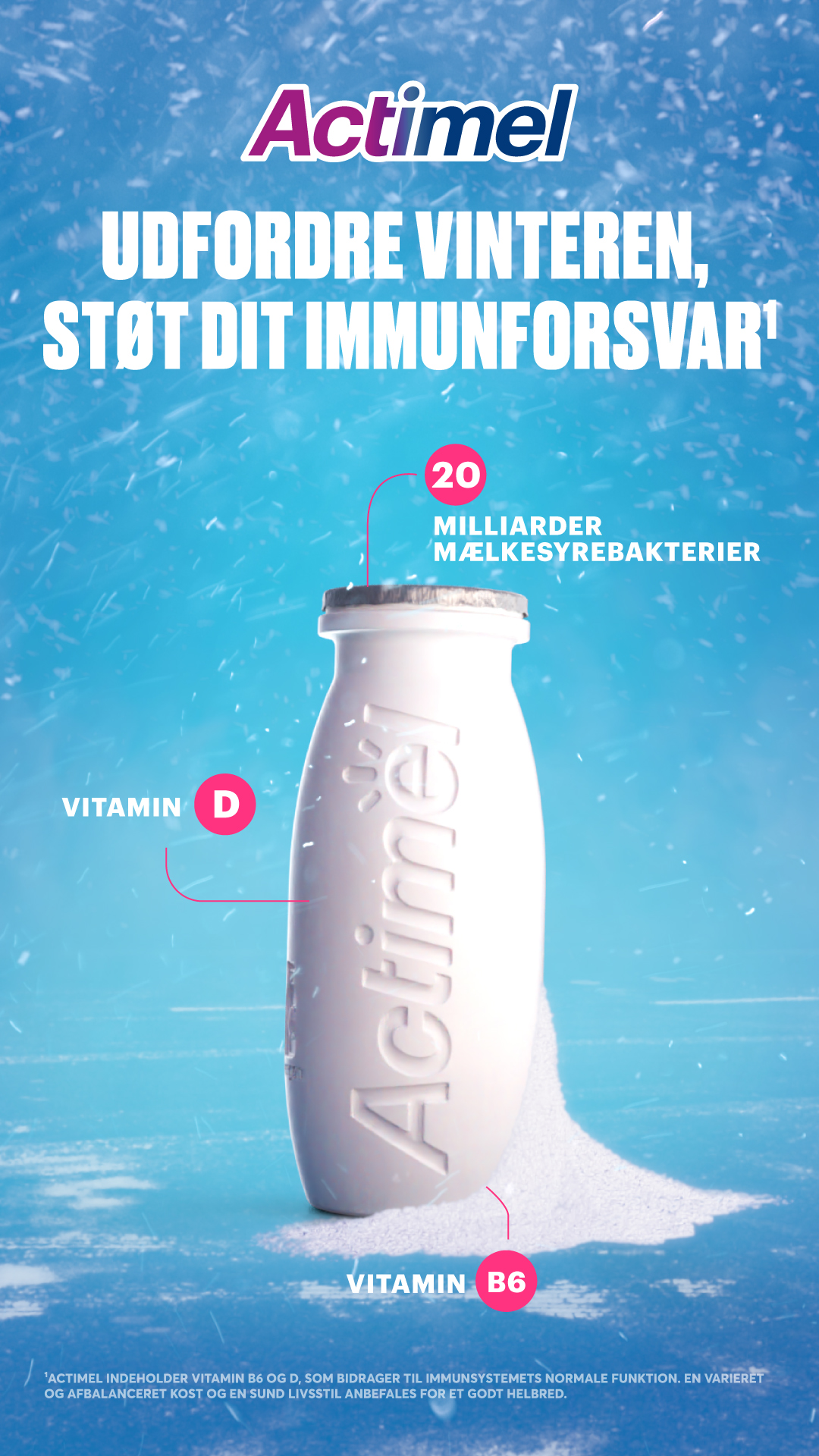 Actimel DK Facebook ad from Jan 14, 2026