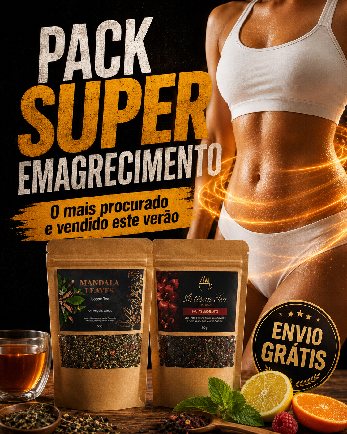 Lojinha do Chá Facebook ad: Pede já o teu pack, envio GRÁTIS