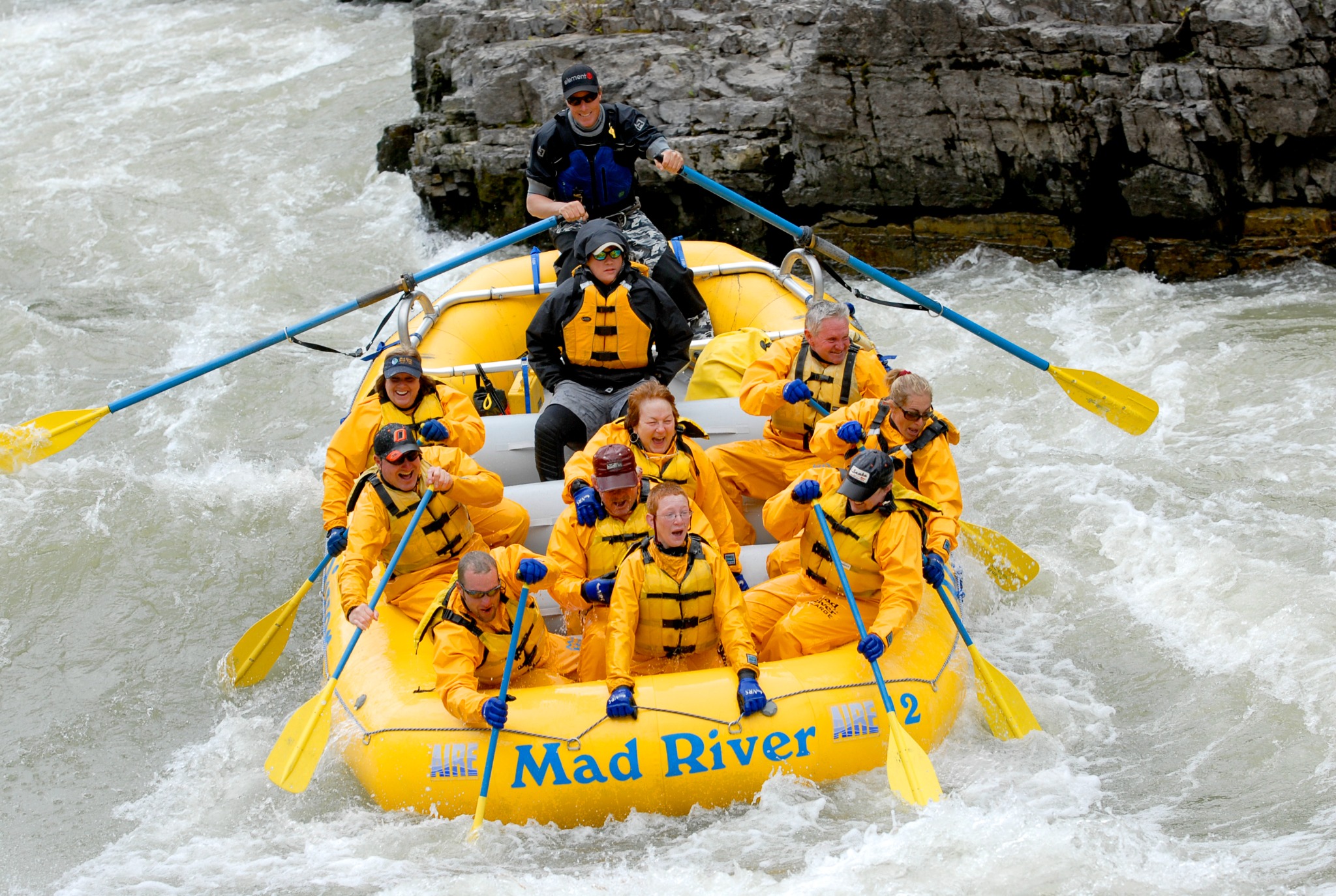 Mad River Boat Trips Facebook ad: As soon as it was over, we wished…
