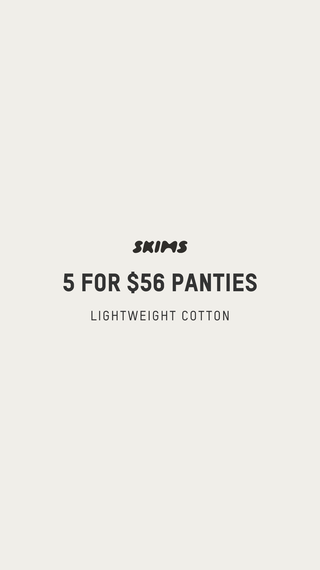 SKIMS Facebook ad