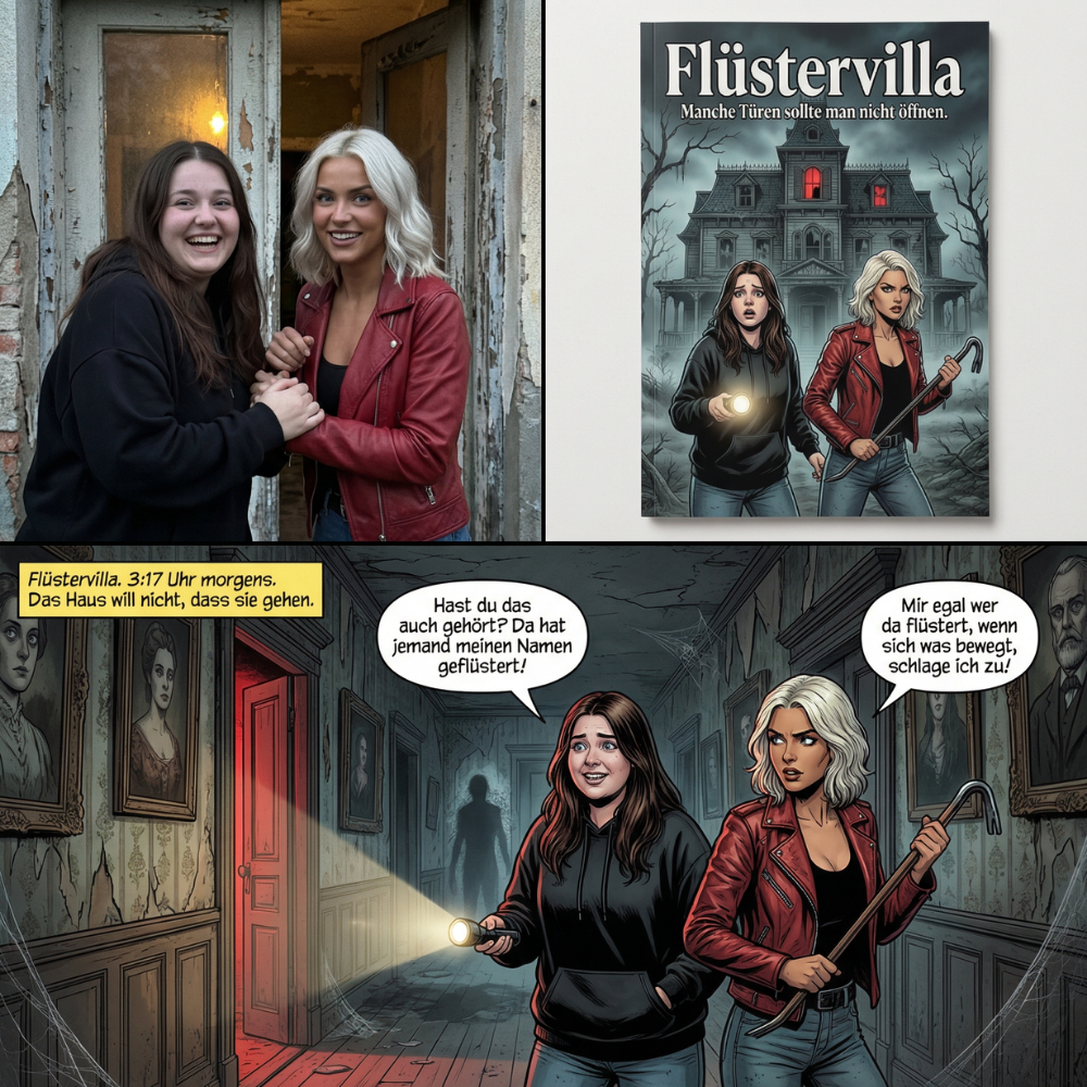 MeComic Facebook ad: Dein eigener Comic wartet auf dich