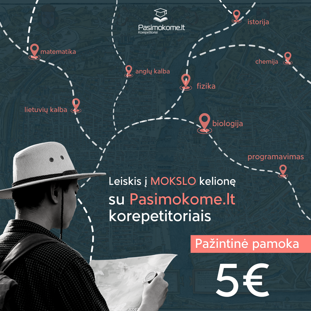 Pasimokome.lt korepetitoriai Facebook ad
