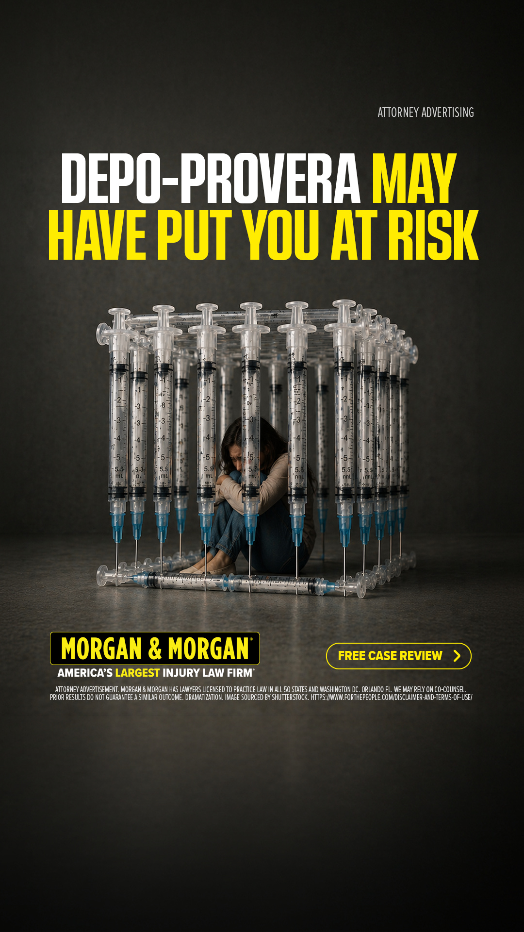 Morgan & Morgan Facebook ad