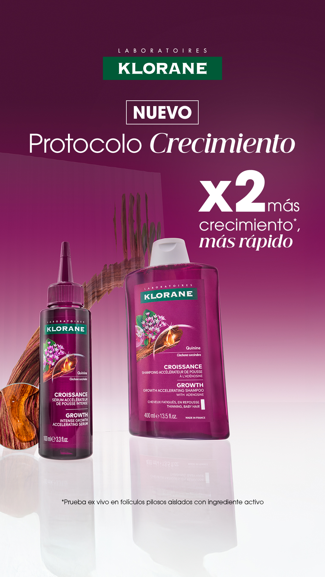 Klorane España Facebook ad from May 14, 2026