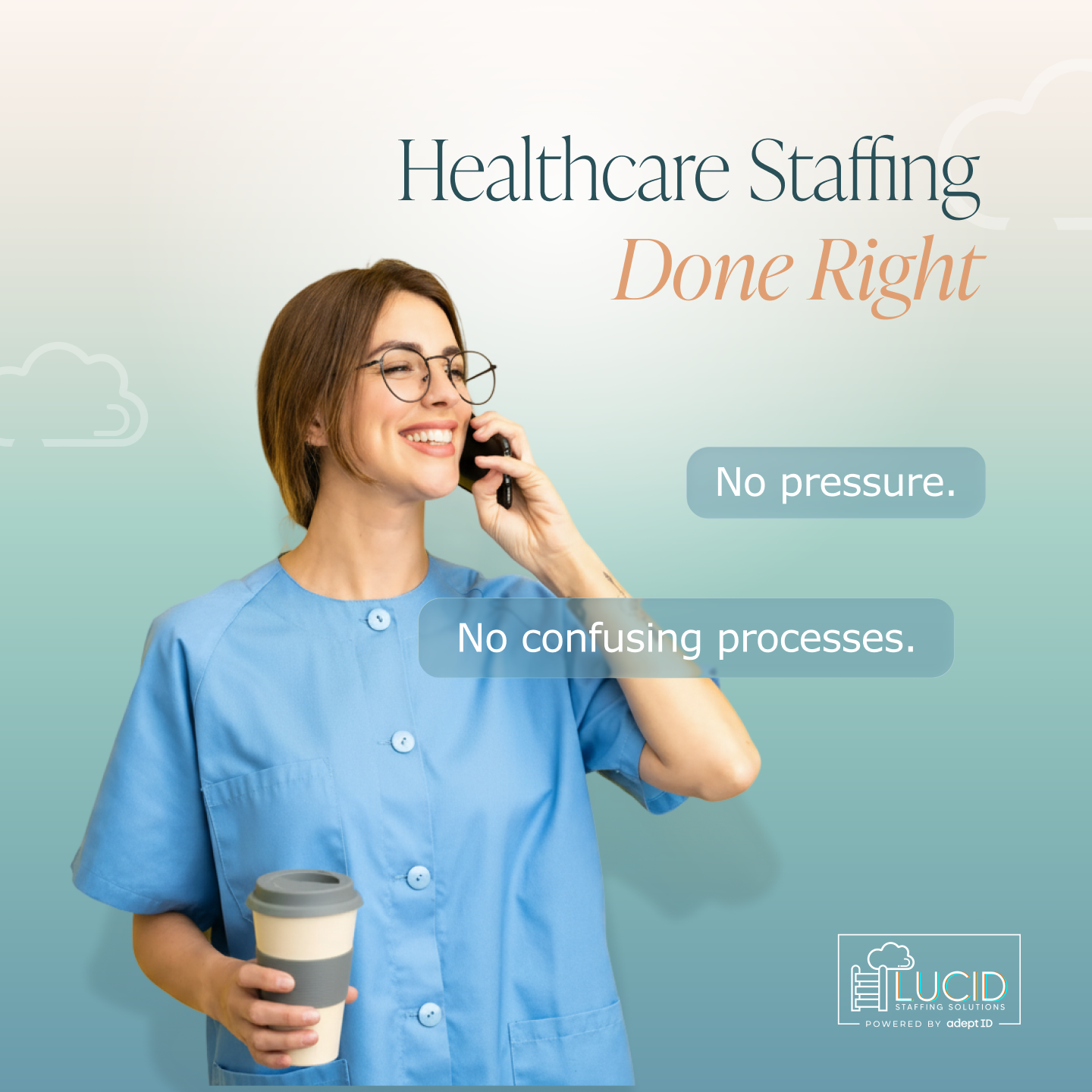 Lucid Staffing Solutions Facebook ad