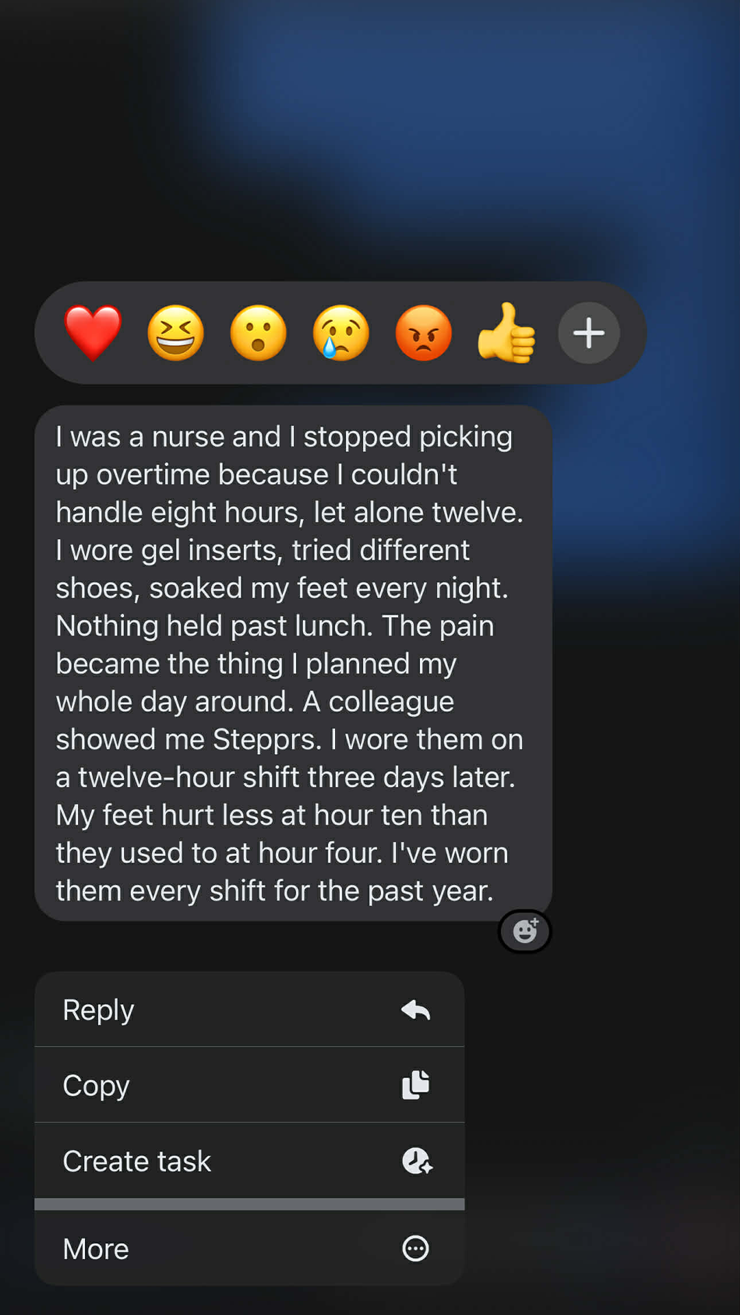 Stepprs Facebook ad