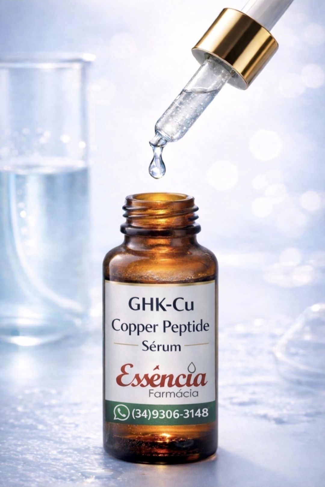 Farmácia Essência Uberlândia Facebook ad: GHK-Cu peptídeo de cobre para uma pele maravilhosa!