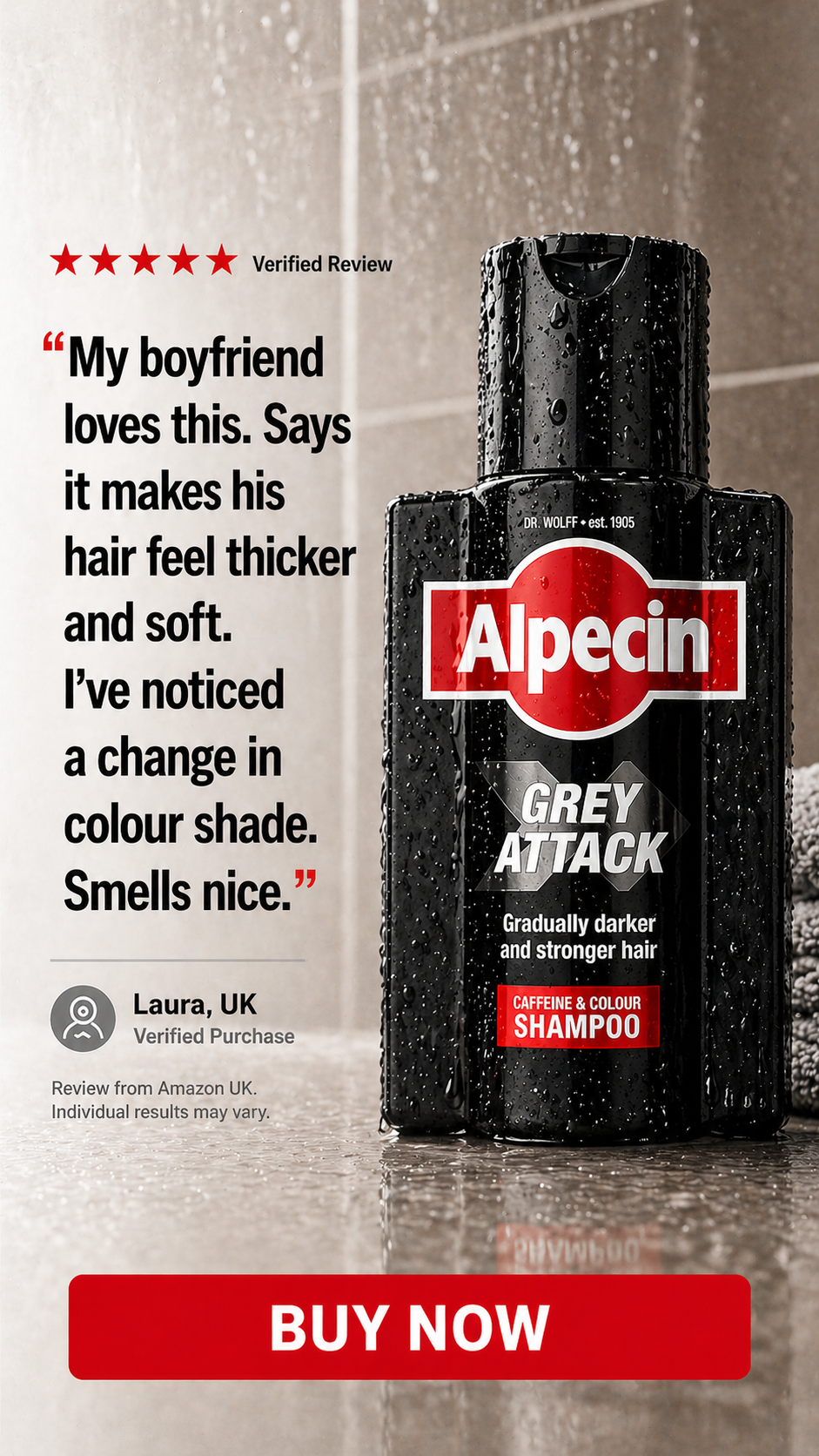 Alpecin Facebook ad