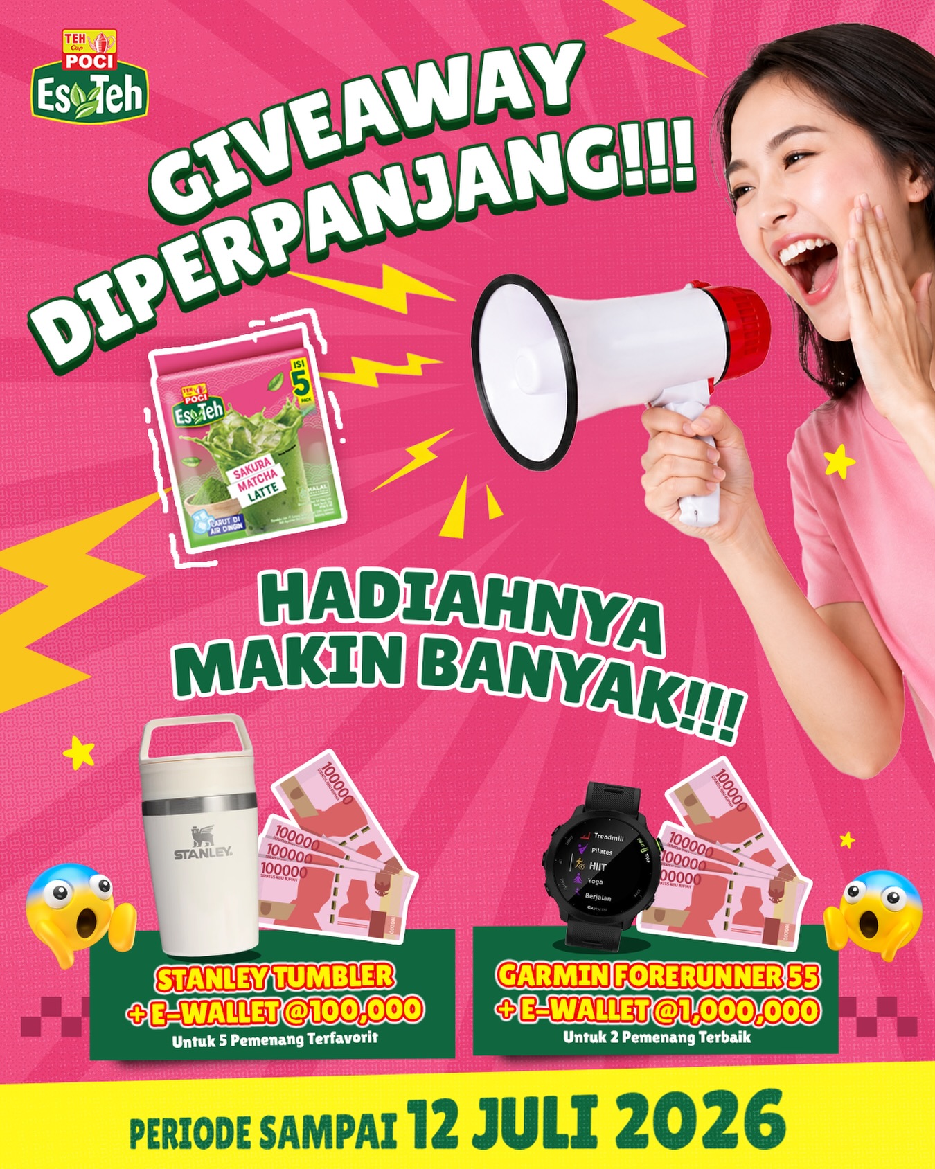Es Teh Poci Powder Facebook ad: PociGeng, belum sempat ikutan Giveaway Es Teh Poci…