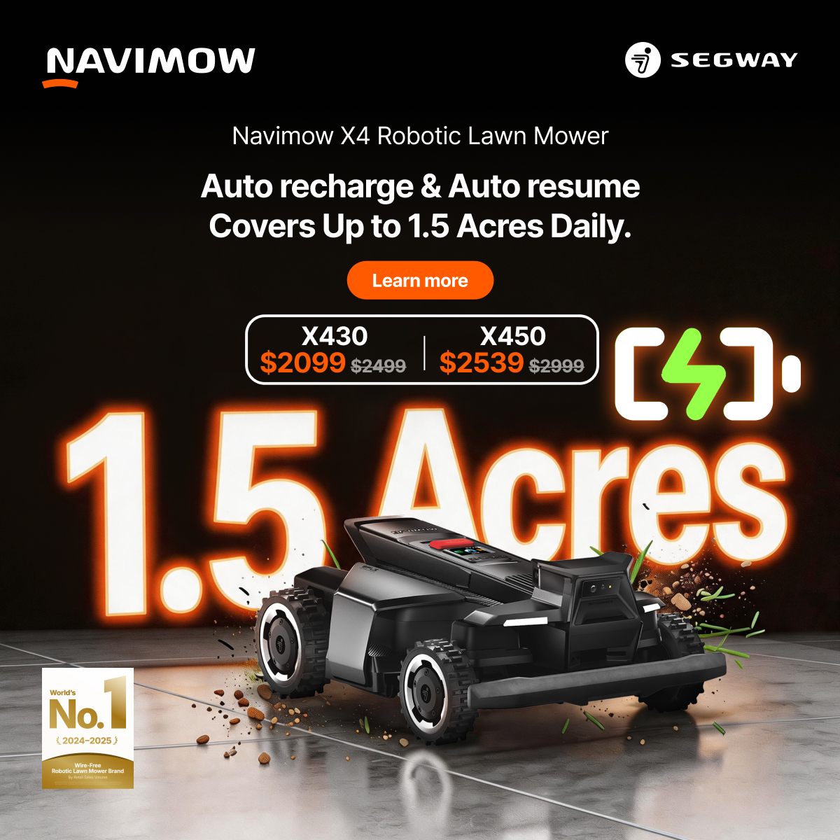 Segway Navimow Facebook ad from Jun 23, 2026