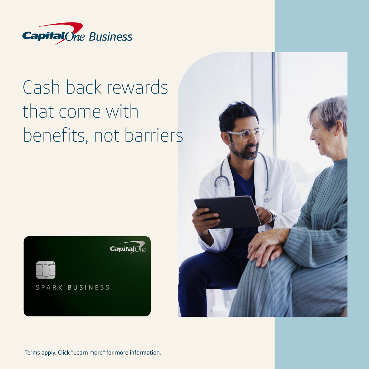Capital One Business Facebook ad