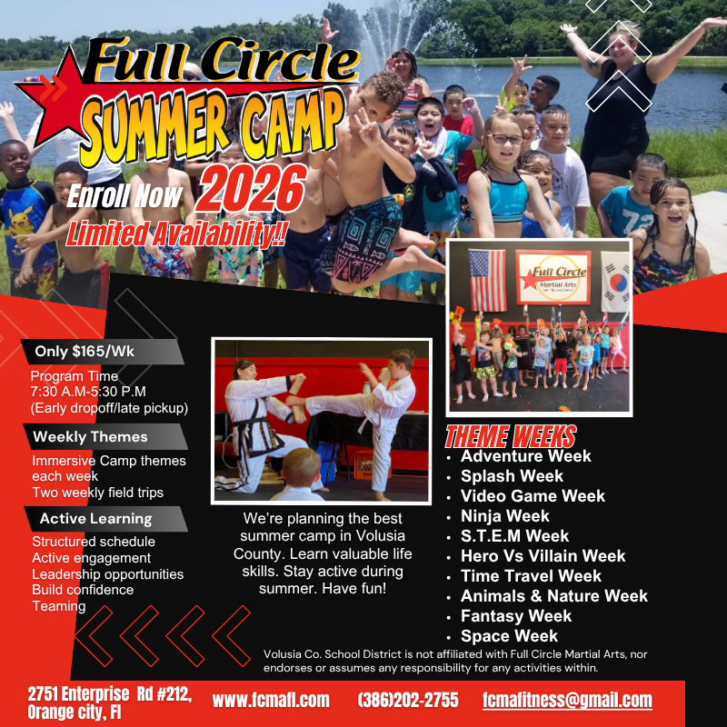 Full Circle Martial Arts and Fitness Center Facebook ad