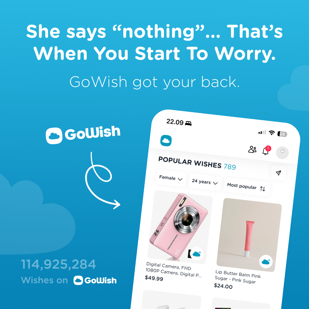 GoWishcom Facebook ad