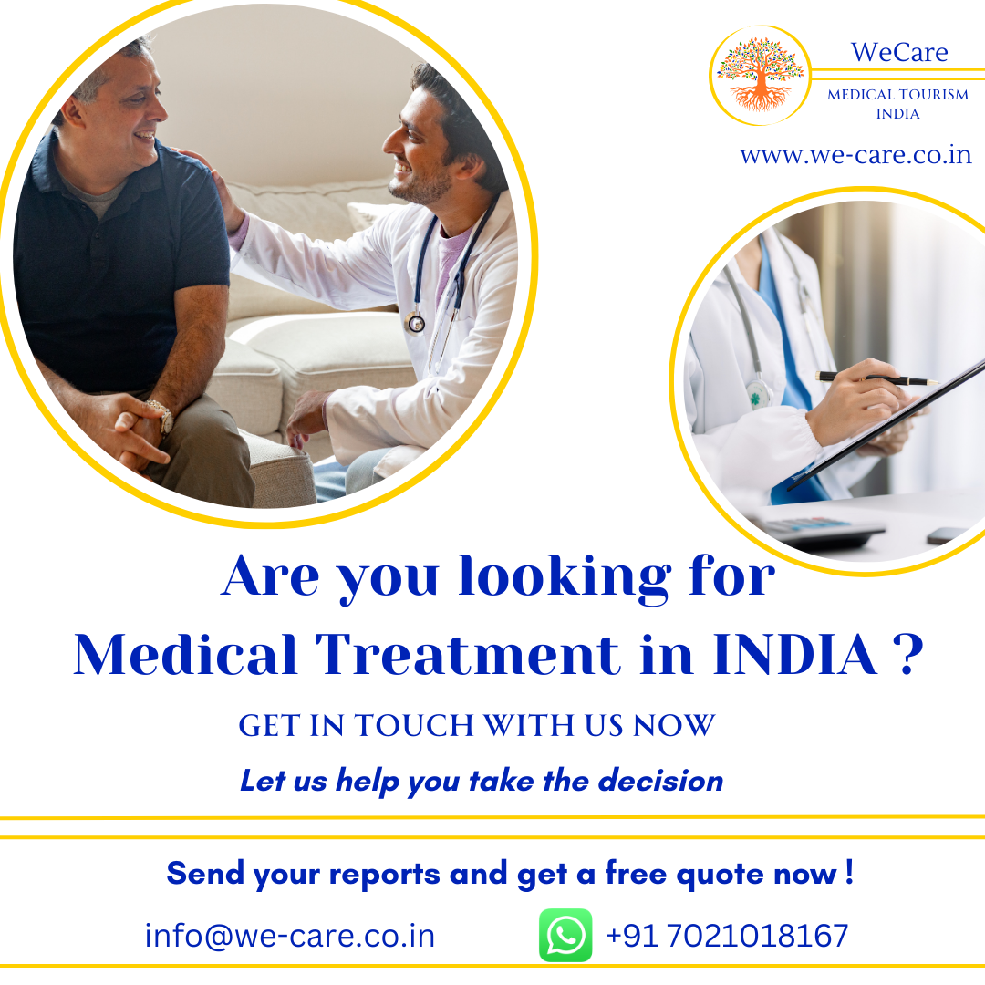 WeCare Medical Tourism Facebook ad: Seeking Medical Treatment in India?